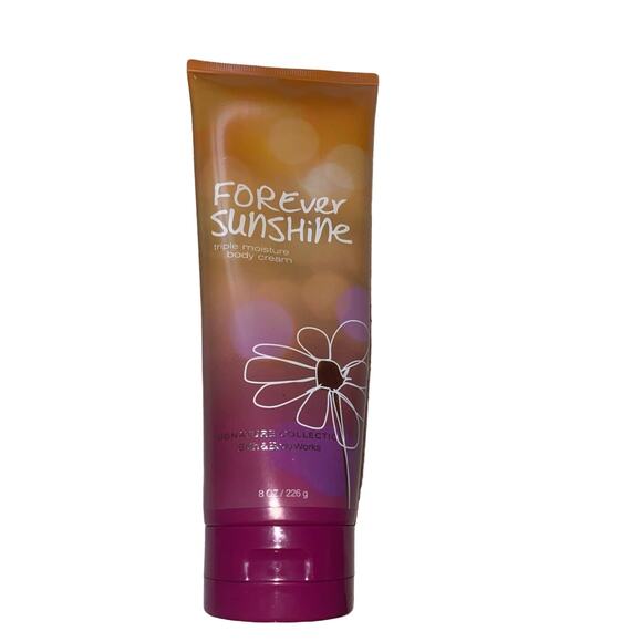 Bath & Body Works FOREVER SUNSHINE Triple Moisture Body Cream 8 Oz - Picture 4 of 4